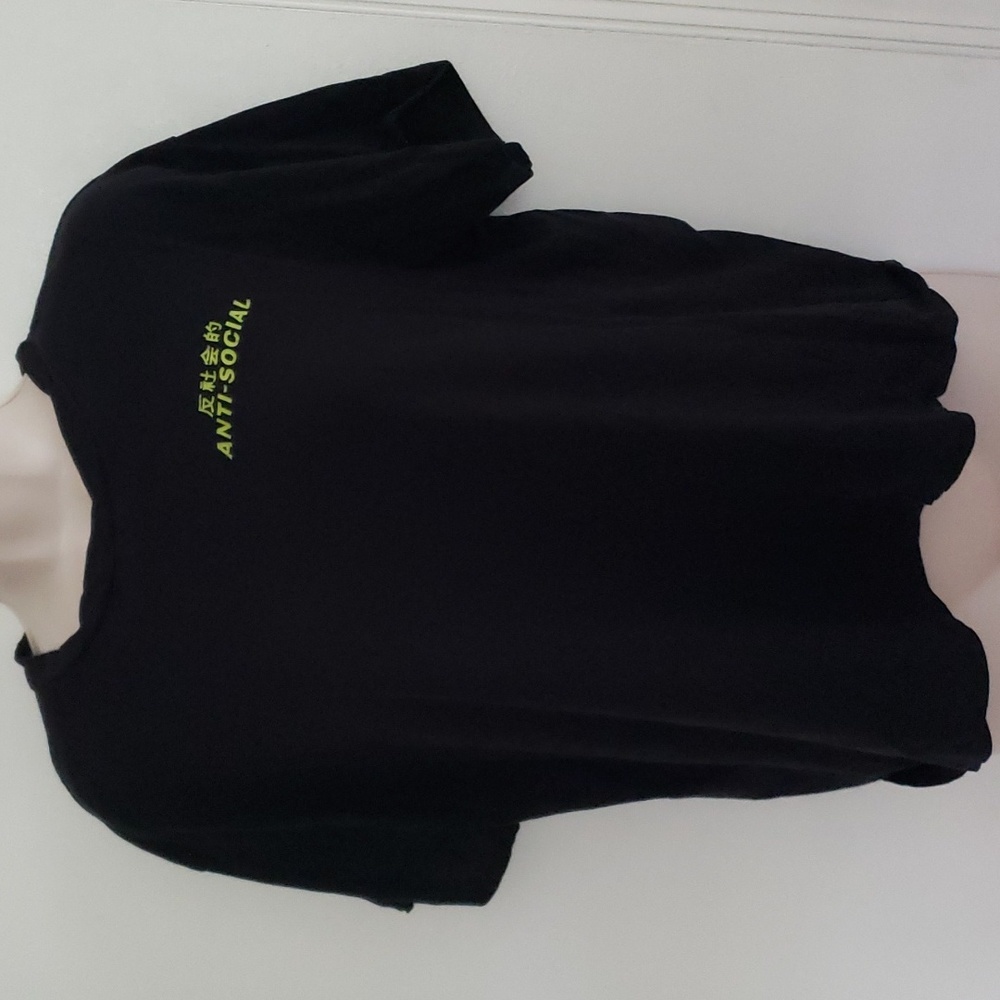 Riot Queen Anti Social Japanese Crop Top Size L